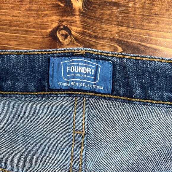 The Foundry Supply Men's Big & Tall Flex Denim Jeans Straight Leg size 52x30 - Picture 3 of 10